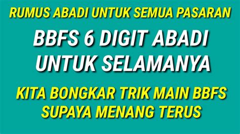 bbfs 4 digit abadi